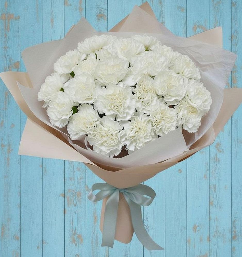 Букет цветов из: Гвоздики в Искитиме