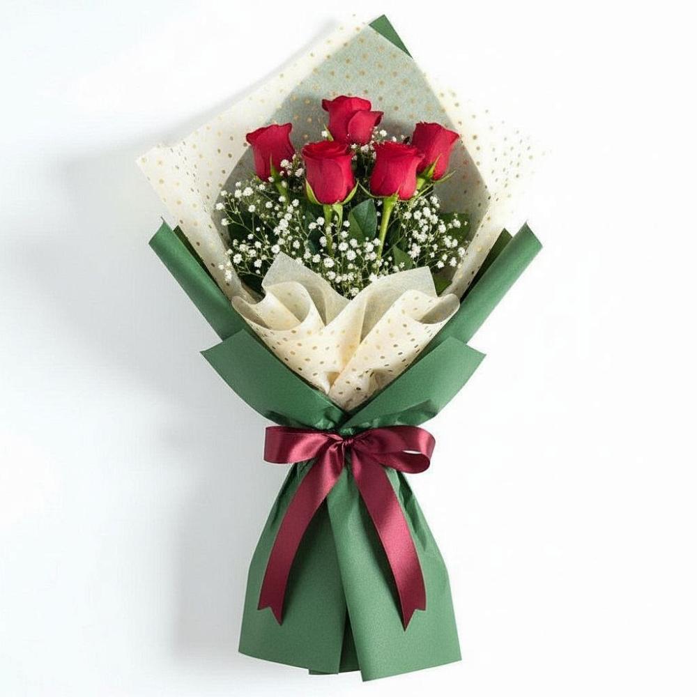 Букет цветов из: Розы в Искитиме