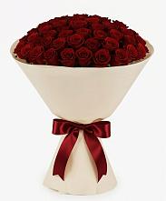 Букет 101 Бордовая роза Блэк Бакарра в Искитиме