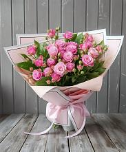 Букет Розовый кустик в Искитиме