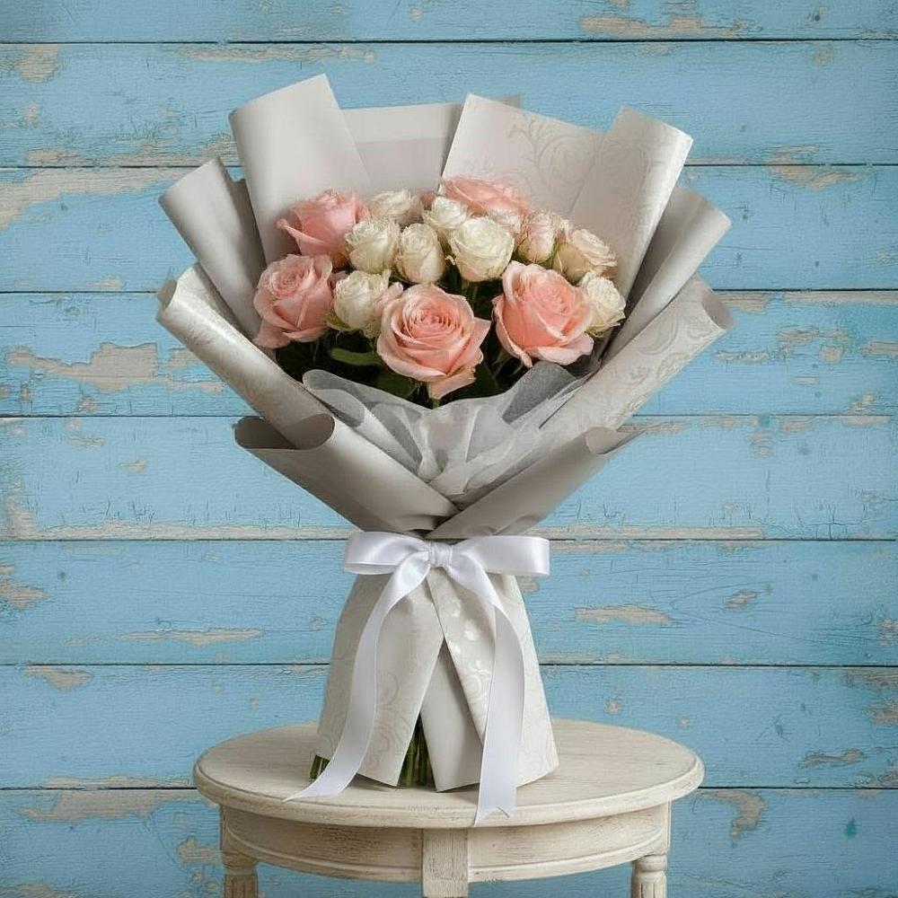 Букет цветов из: Розы в Искитиме