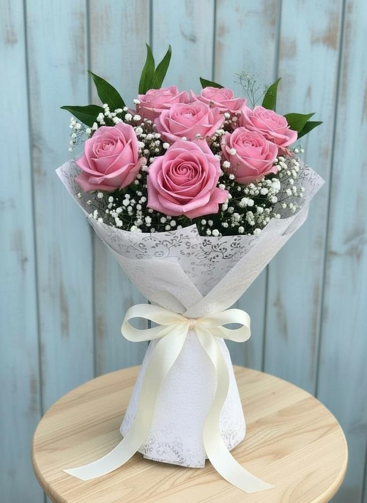 Букет цветов из: Розы в Искитиме