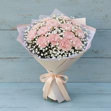 Букет цветов из:  Гвоздики в Искитиме