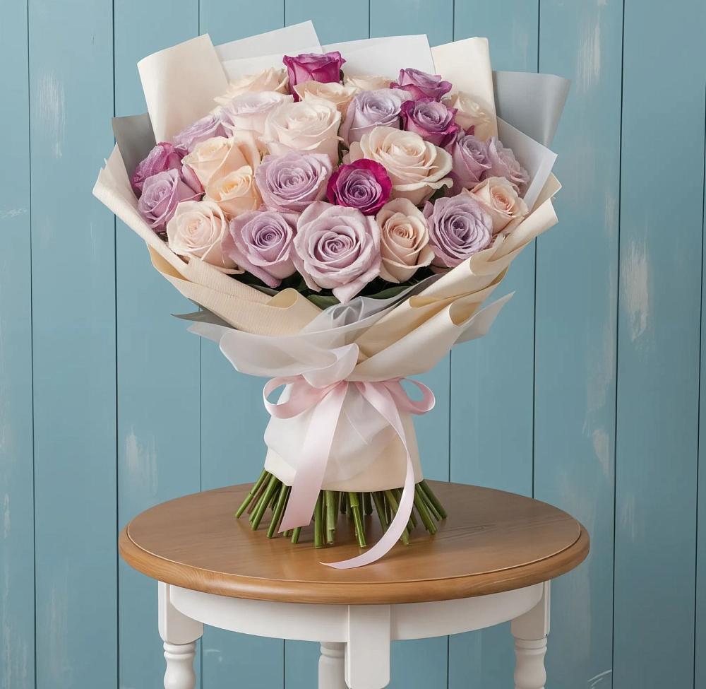 Букет цветов из: Розы в Искитиме