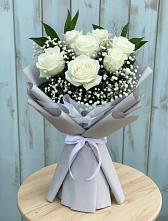 Букет цветов из:  Розы в Искитиме