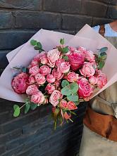 Букет розы в пальмах в Искитиме Букет цветов из: Розы в Искитиме
