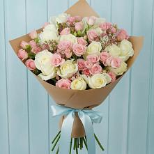 Букет цветов из:  Розы в Искитиме